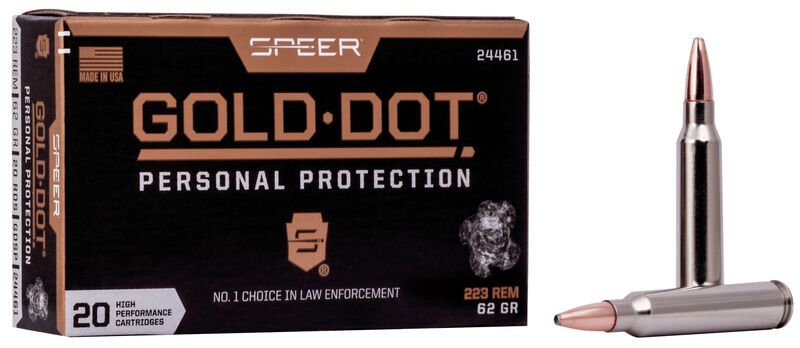 náboje Speer 223 Rem. Gold Dot 4 g / 62 grs