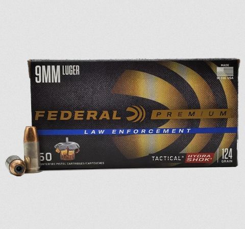 Federal Hydrashok 9 mm Luger 8 g / 124 grs