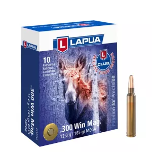 Náboj Lapua 300 Win Mag Mega