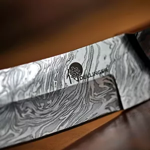  Dellinger Damask Tanto Ebony Snake