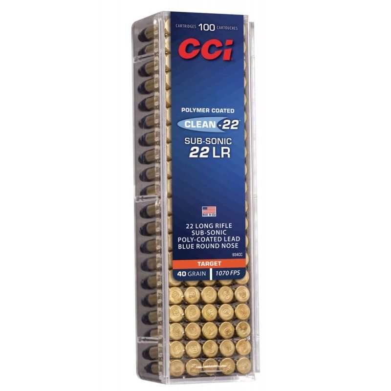 CCI 22 LR Subsonic Clean 40 gr