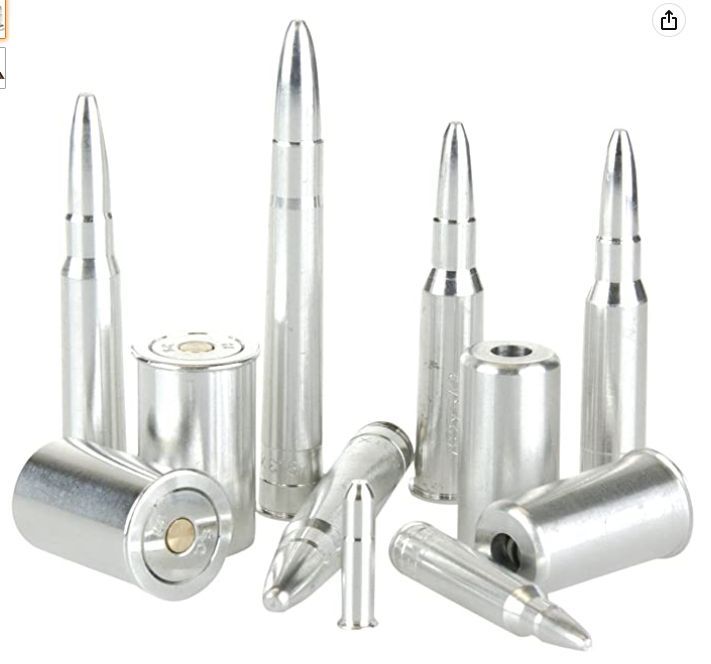 Cvičný hliníkový vybíjecí náboj 7,62x25 Tokarev