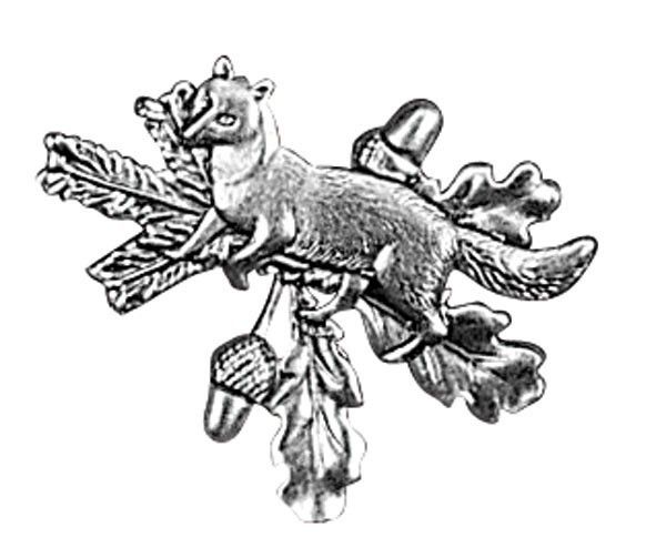 Odznak liška s větvičkami