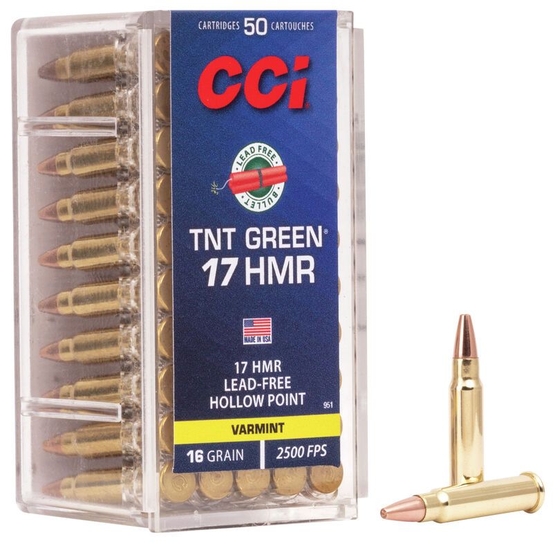 CCI 17 HMR TNT Green 1,04 g / 16 gr