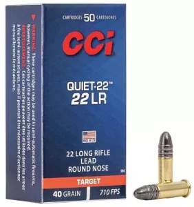 CCI 22 LR Quiet-22 LRN 2,59 g / 40 gr