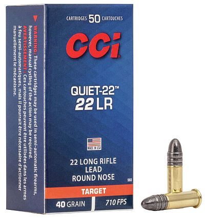 CCI 22 LR Quiet-22 LRN 2,59 g / 40 gr