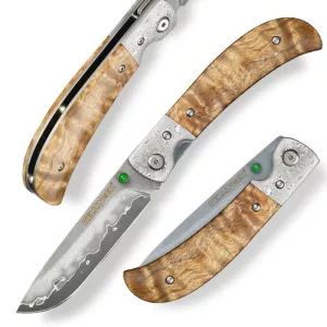 nůž Dellinger Maple Burl Wood Flipper