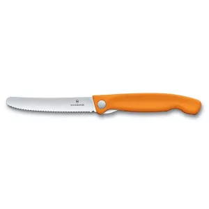  Zavírací nůž Victorinox Swiss Classic zubatý oranžový