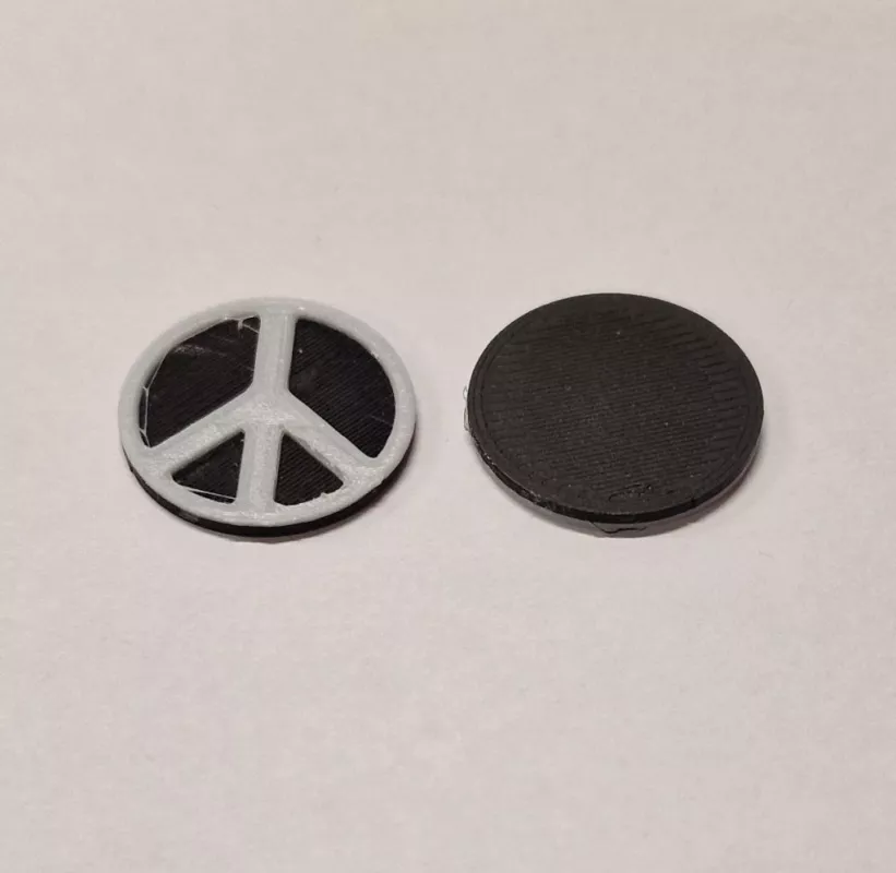 Žeton do košíku FlobertMaster Hippie bíločerný