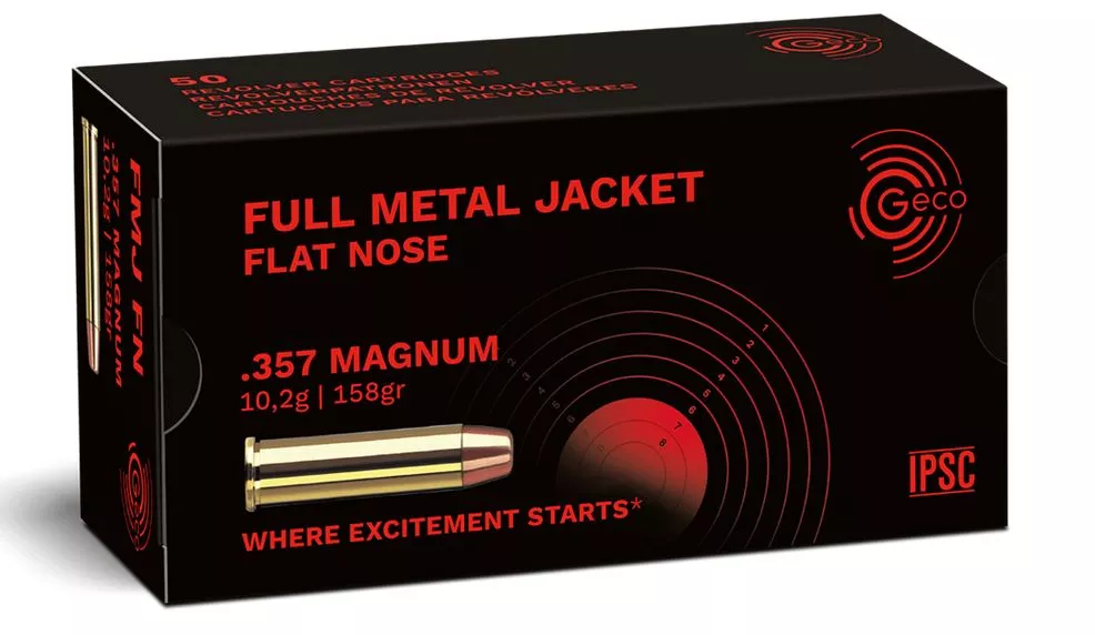 Náboj Geco 357 Magnum FMJ