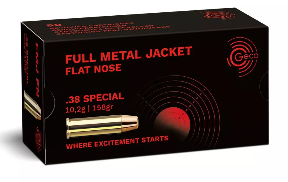 Náboj Geco 38 Special FMJ