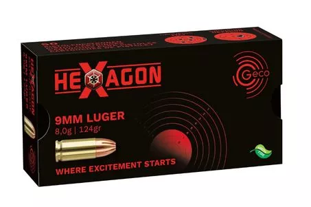 Náboj Geco 9 mm Luger Hexagon