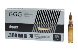 Náboj GGG 308 Win Sierra HPBT 