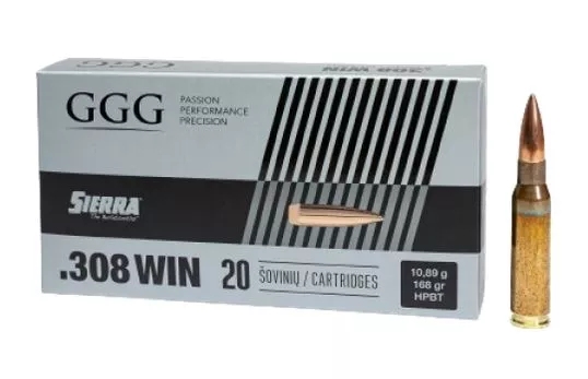 Náboj GGG 308 Win Sierra HPBT 