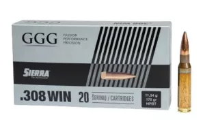 Náboj GGG 308 Win Sierra HPBT 
