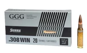 Náboj GGG 308 Win Sierra HPBT