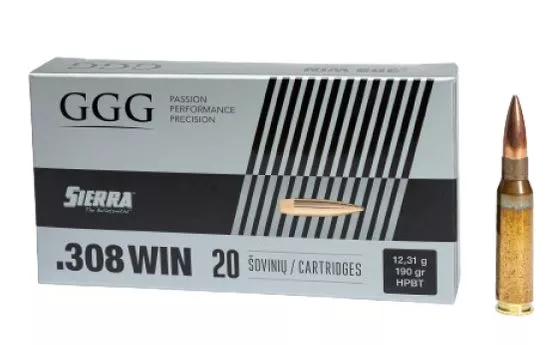 Náboj GGG 308 Win Sierra HPBT