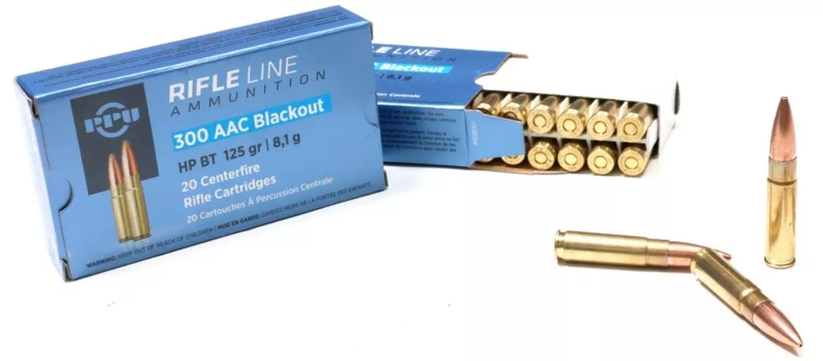 Náboj PPU 300 AAC Blackout HPBT