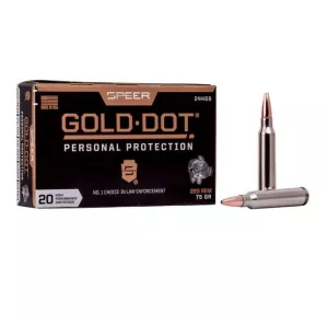 Náboj Speer 223 Rem. Gold Dot 4,8 g / 75 gr