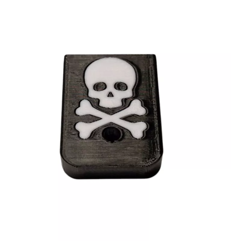 Botka zásobníku Glock 9 mm Luger Lebka