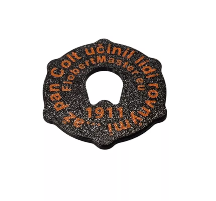 Klíč na objímku hlavně 1911 barevný