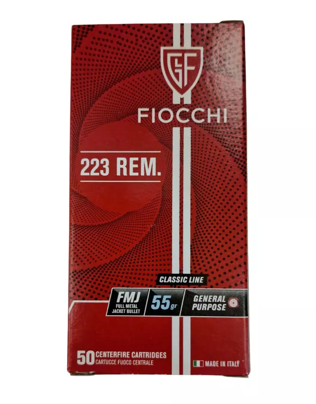 Náboj Fiocchi 223 Rem. FMJ 3,6 g / 55 gr