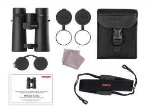 Binokulární dalekohled Minox 10x42 X-lite Minox obsah balení