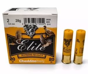 Náboj Cheddite 20/70 Elite 28g, brok 3,5 mm