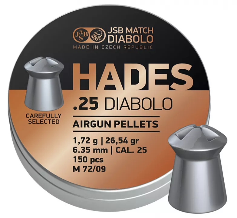 Diabolo JSB Hades 6,35 mm diabolky