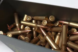 Náboj 7,62x54R FMJ 9,6 g / 148 gr C.I.P. mosaz po 200 ks + bedna M19A1 zdarma