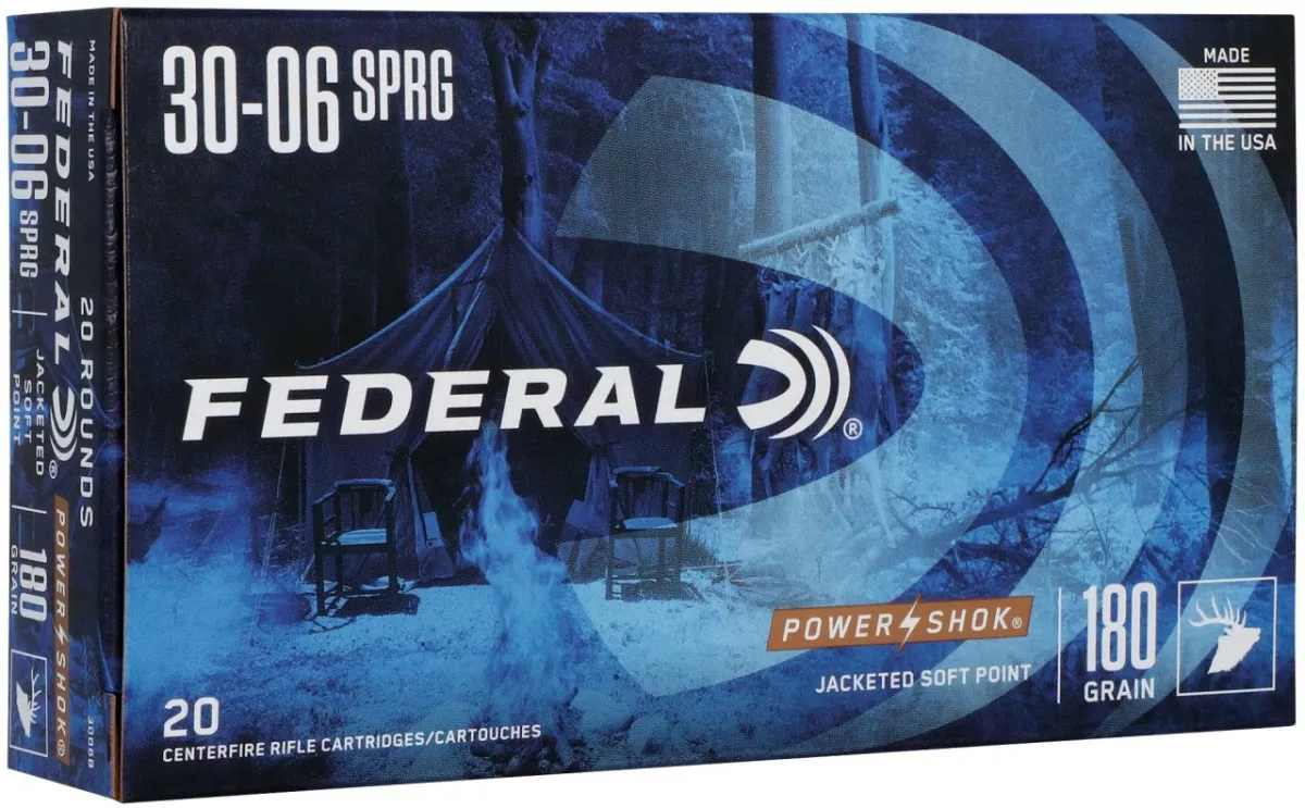 Náboj Federal 30-06 Spr. Power Shok JSP 11,7 g / 180 gr
