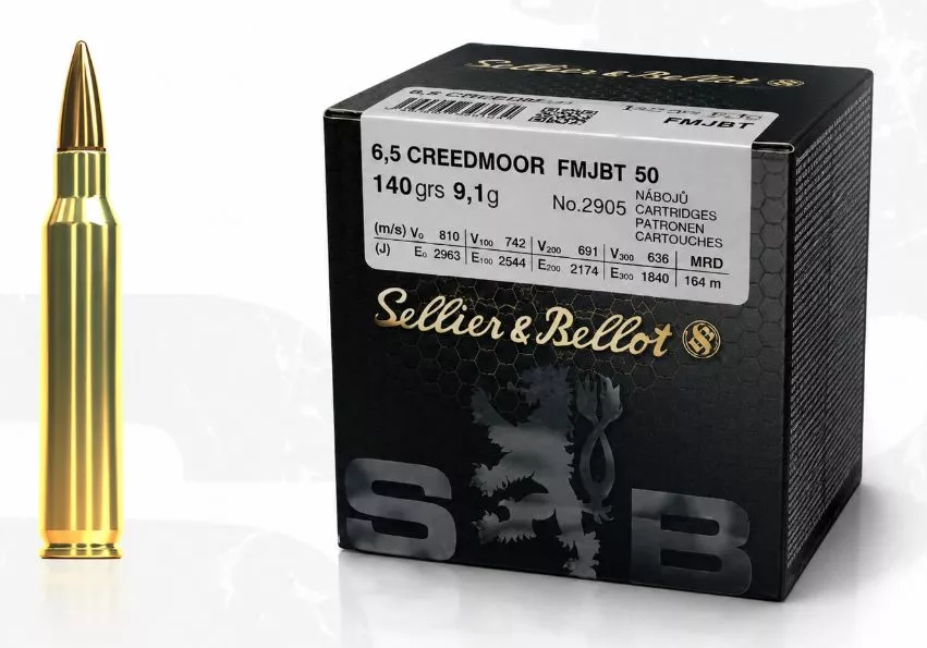 Náboj SB 6,5 Creedmoor FMJBT