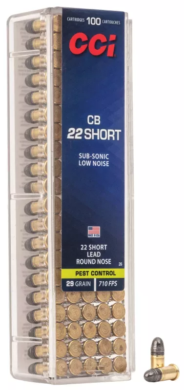 Náboj CCI 22 Short Subsonic LRN 1,88 g / 29 gr