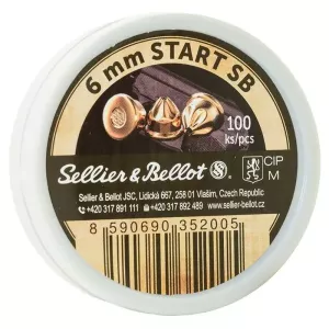 Náboj Sellier & Bellot 6 mm Start starťák Nábojky 6 mm Start Sellier bellot stará krabička