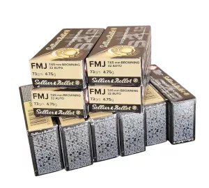  Náboje 7,65 Br. FMJ 500 ks - KOMISE