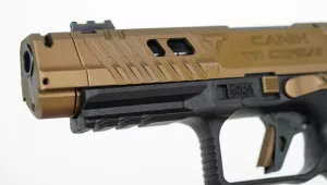 Samonabíjecí pistole Canik TTI Combat bronze 9 mm Luger Pistole Canik TTI Combat bronze 9 mm Luger