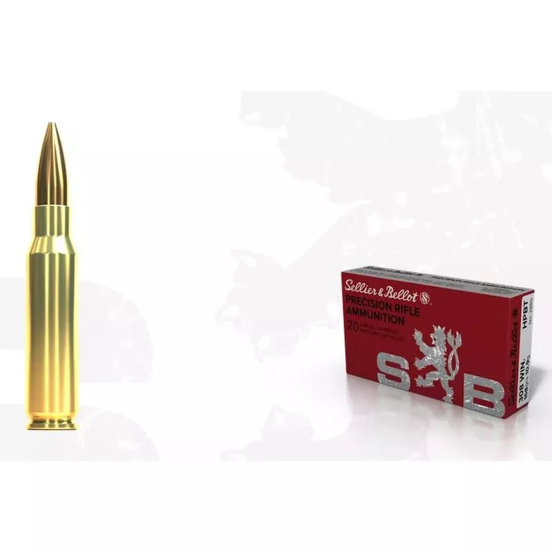 Náboj S&B 308 Win HPBT (OTM) 10,9 g / 168 gr