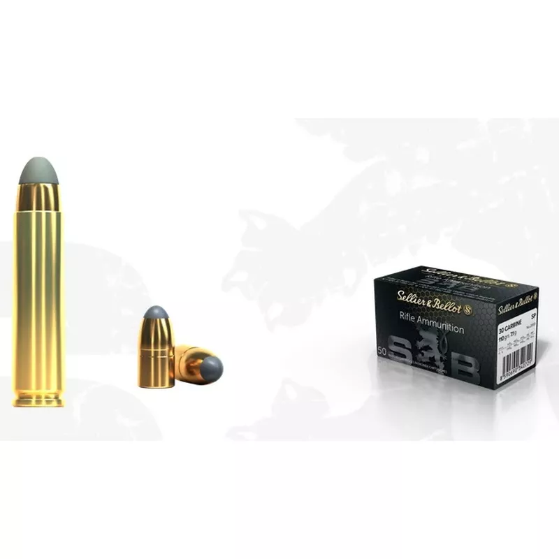 Kulový náboj Sellier & Bellot 30 Carbine SP 7,1 g / 110 gr