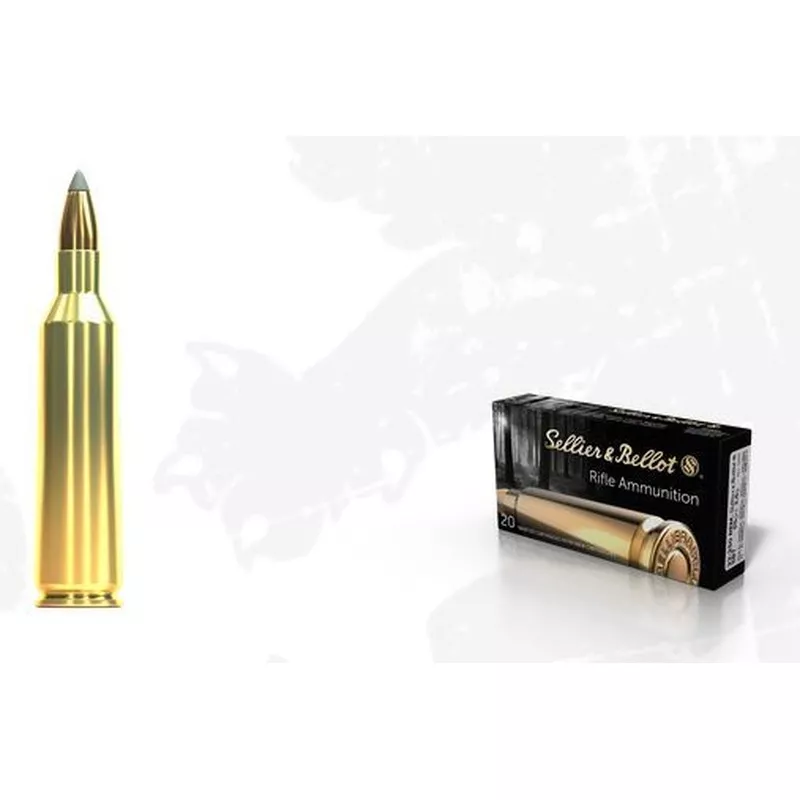 Kulový náboj Sellier & Bellot 22-250 Rem SBT 3,6 g / 55 gr