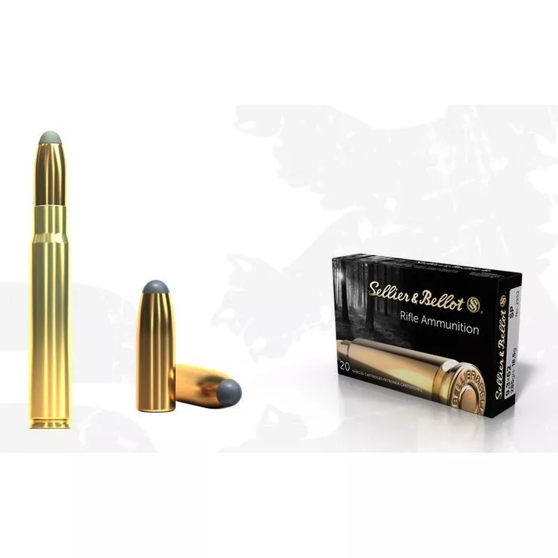 Kulový náboj Sellier & Bellot 9,3x62 SP 18,5 g / 285 gr