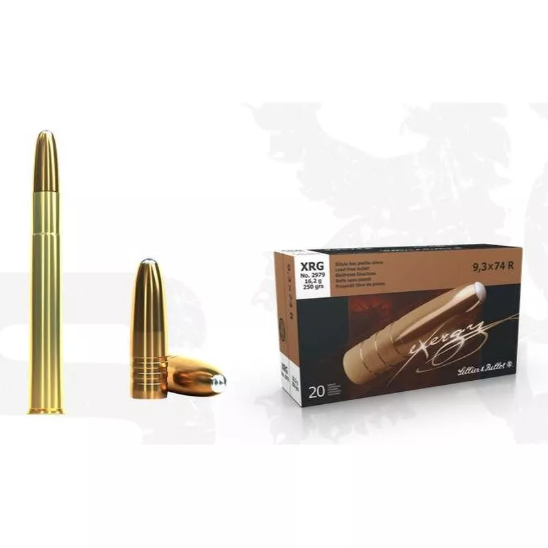 Náboj S&B 9,3x74 R XRG 16,2 g / 250 gr