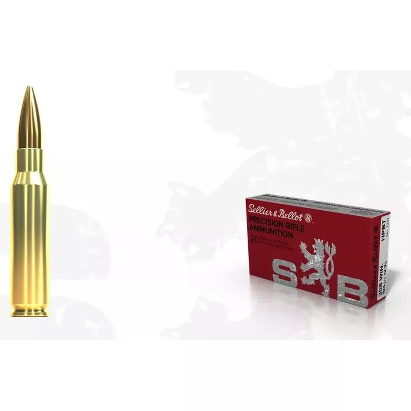 Náboj S&B 308 Win HPBT (OTM) 12,3 g / 190 gr