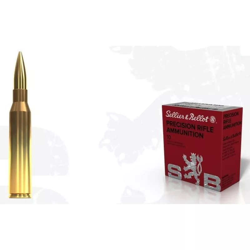 Kulový náboj Sellier & Bellot 338 Lapua Mag. HPBT 19,4 g / 300 gr