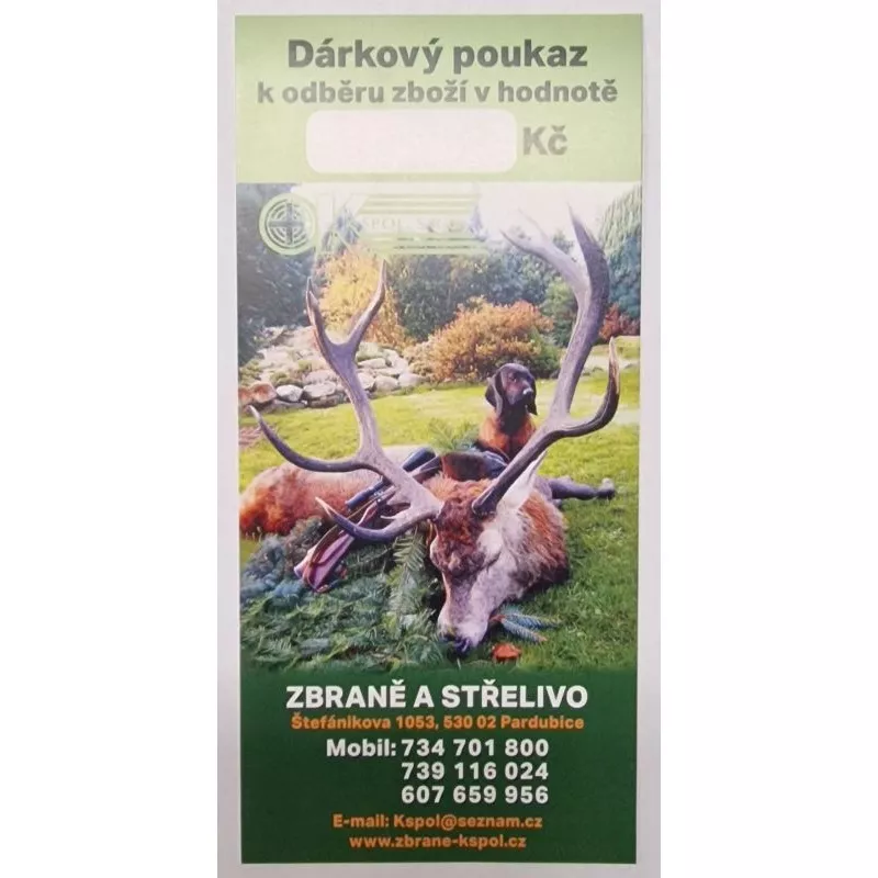 Dárkový poukaz - voucher