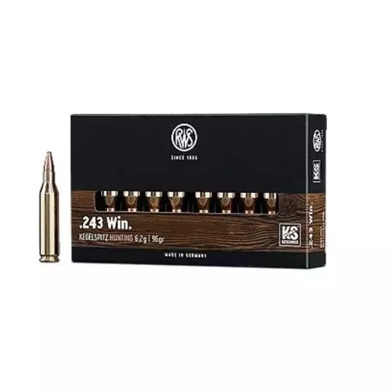 Náboj RWS 243 Win. KS 6,2 g