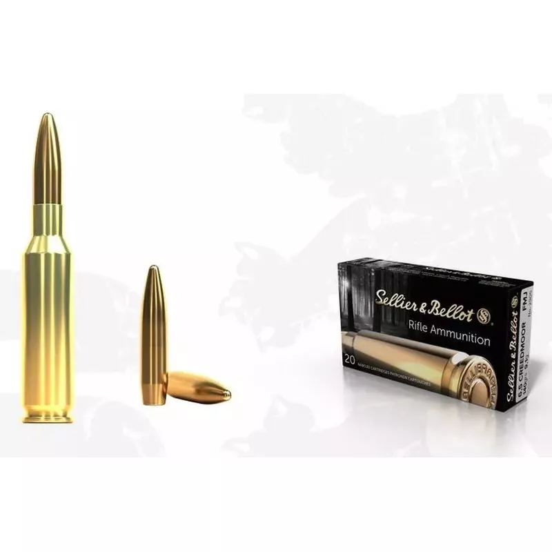Kulový náboj Sellier & Bellot 6,5 Creedmoor FMJ BT 9,1 g / 140 gr