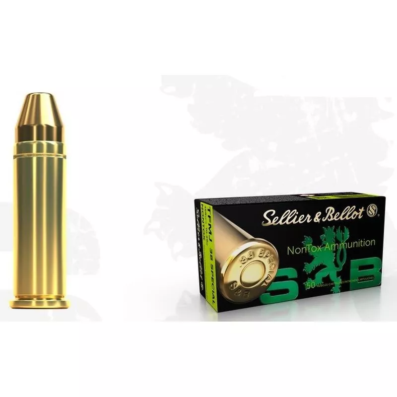 Revolverový náboj Sellier & Bellot 38 Special NON TOX TFMJ 10,25 g