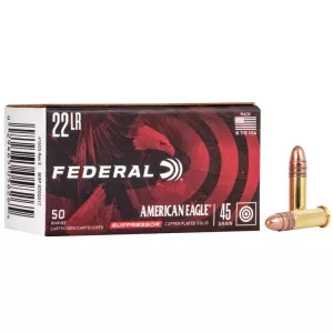 Náboj Federal American Eagle Suppressor 22 LR 2,9 g / 45 gr