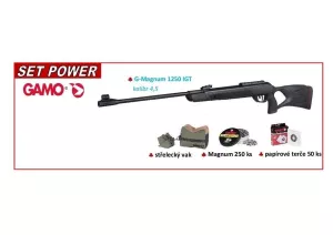 Vzduchová puška Gamo G-Magnum 1250 IGT Set Power 4,5 mm