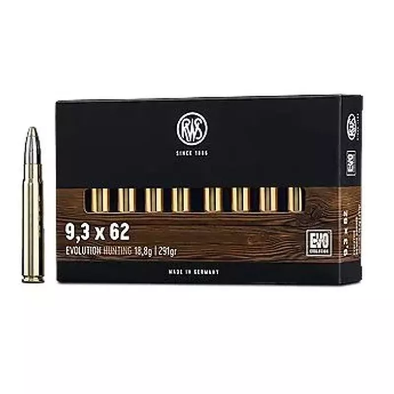 Náboj RWS 9,3x62 EVO 18,8g